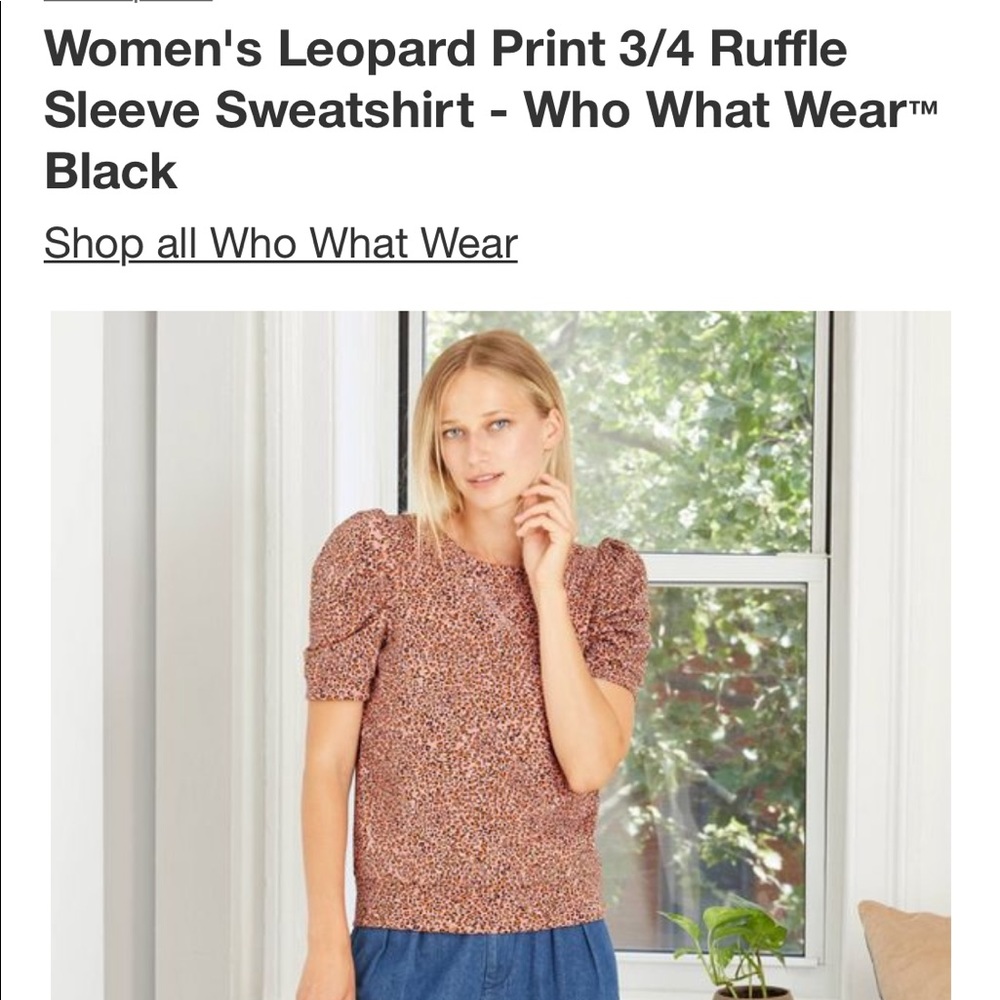 Who Want Wear Top Pink Leopard Top from Target